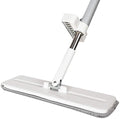 Mop-Microfiber Flat Mop Stainless Steel Handle with Extension Reusable Mop Pads