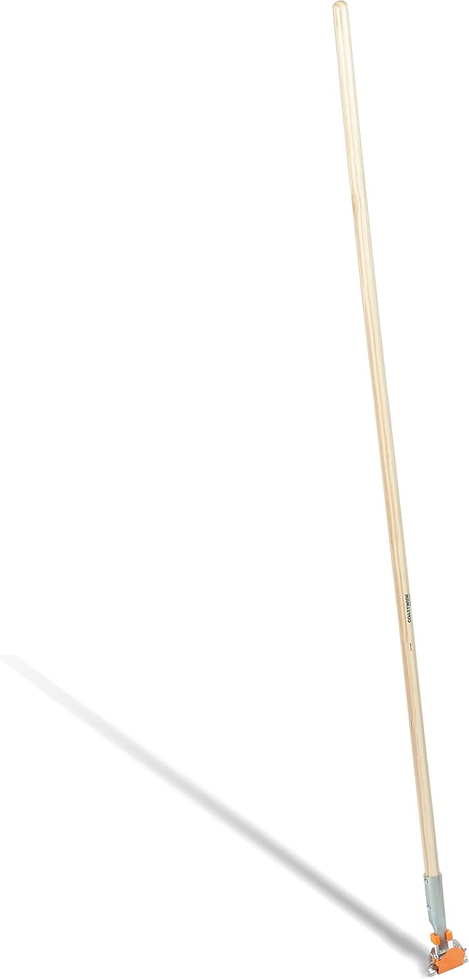 Professional 60 Wood Dust Mop Handle Natural