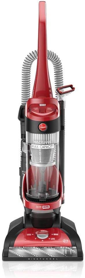 Hoover Windtunnel Max Capacity Upright Vacuum Cleaner with HEPA Media Filtration UH71100 Red
