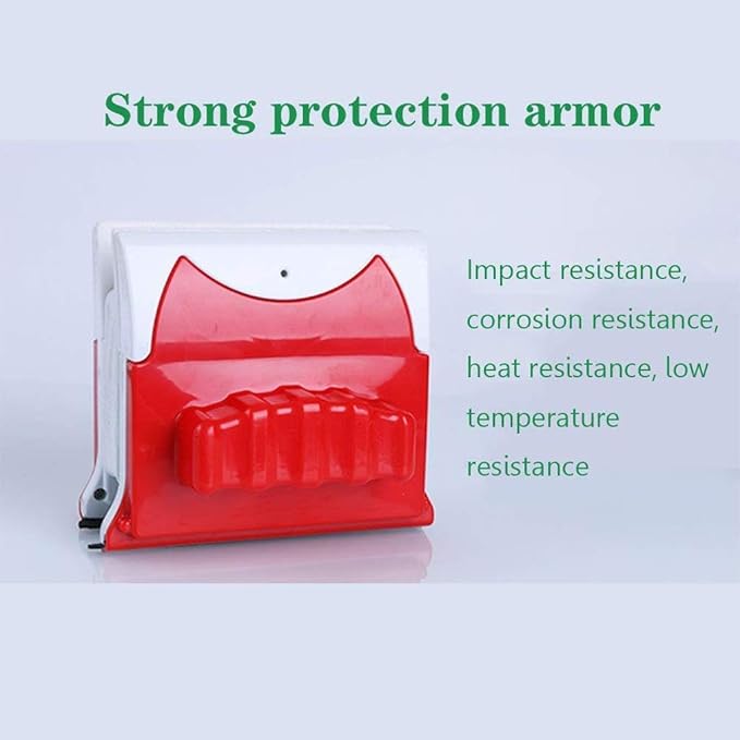 Red Glass Double-Sided WipeWindow Cleaner Glass Wiper Magnetic Cleaning Tools Glider Washing Glass Cleaning Brush for