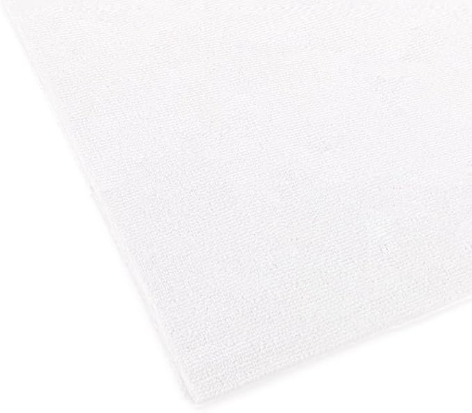 The Rag Company - Ultra Rip N' Rag XL Premium Reusable Pearl-Weave Microfiber Towels for Coatings Glass Detailing Home RV and More - 50 Count - Quality 70/30 Blend - 280gsm 16 x 16 - White