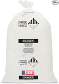Asbestos Disposal Bags – 33 x 50 Clear Polyethylene 6 Mil Made in USA - Sandbaggy (10)