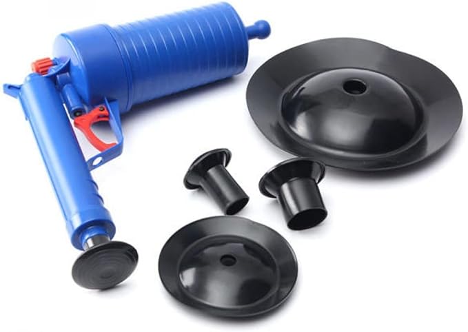 Pipeline Dredge Device Toilet Dredge Pressure Tool With Sucker 4pcs