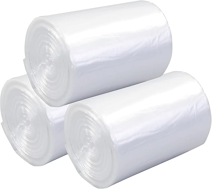4 Gallon Clear Trash Bag Bathroom Garbage Bag 1500 Counts 15 Rolls
