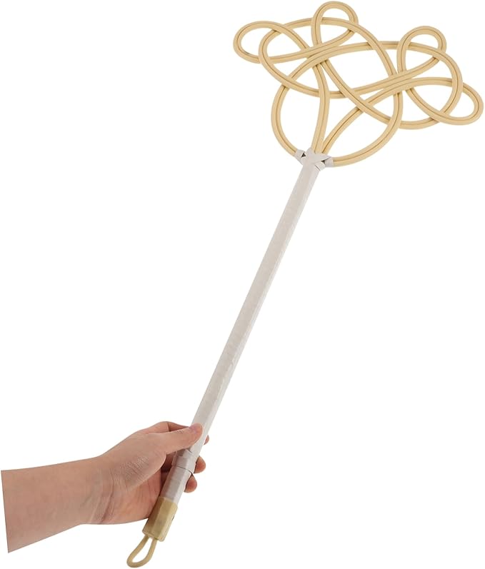 Imitation Rattan Quilt Duster Removal Tool Long Handle Washable Duster for Home Cleaning