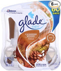 Glade Plug-Ins Scented Oil Refills Cashmere Woods (Pack of 6)