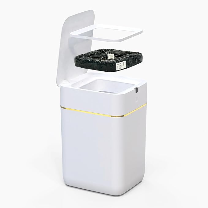 Airdeer Refill Bag Ring Trash can bags 10m continuous garbage bag Designed for Airdeer Self-sealing Smart Trash Can(A1/L2 Pack of 6)