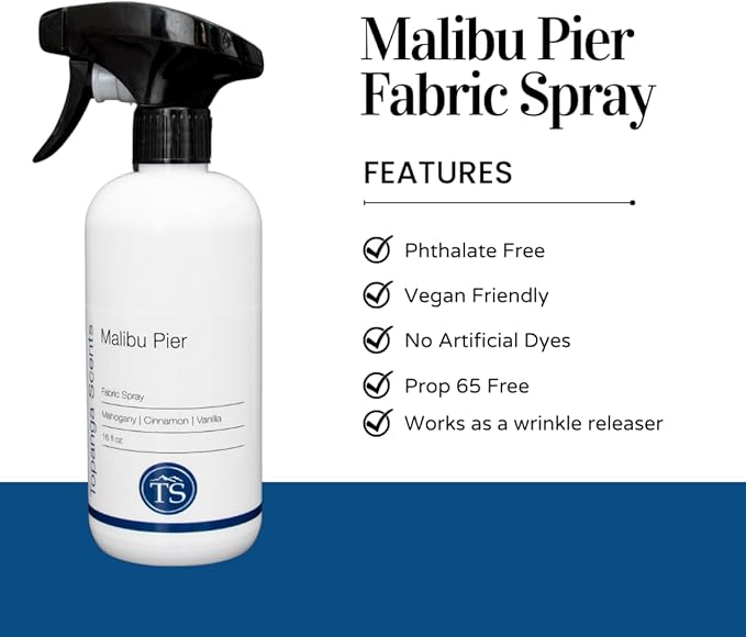 Topanga Scents Malibu Pier Fabric Spray 16 fl oz.
