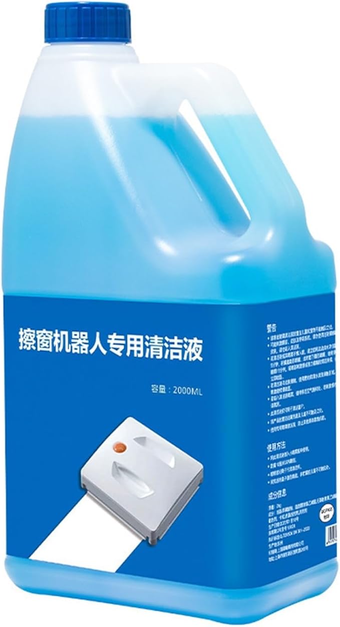 2000ml Window Cleaning Liquid for All Window Models/Window Cleaning Accessories/Compatible with ECOVACS Winbot W2 Omni/W2 PRO/W2 PRO Omni /W1 PRO/WINBOT MINI HA41