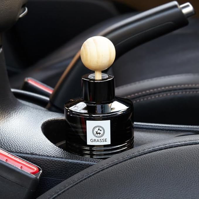 2 Pack Bullsone Grasse Diffuser Natural Essential Oil Air Freshener for Car &amp Home BlackBerry &amp Cherry Scent 3.55oz