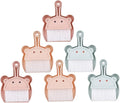 FRCOLOR Mini Broom and Dustpan Set 6pcs Small Hand Broom and Dustpan Combo for Desktop Cleaning Portable Table Cleaner Kit for Pet Waste and Household Use