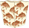 Marye-Kelley WB1520-Red Snapper Wastepaper Basket