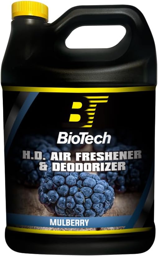 BioTech Air Freshener Grape Scent Contains no harmful solvents and safe for use on any environment Controls smoke cigarette mildew pet and food odors 128oz (2)