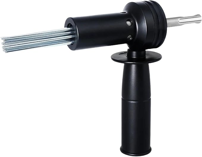Electric Rust Scaler Electric Hammer with 18 Needles Concrete Rust Cleaner for Construction Home Industry Commercial Garage Concrete