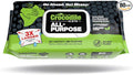 Crocodile Cloth All-Purpose Cleaning Wipes – 80 Count 15x10 Extra Large Plant-Based Disposable Cloths – Moist Absorbent Safe on Skin Multi-Surface Use