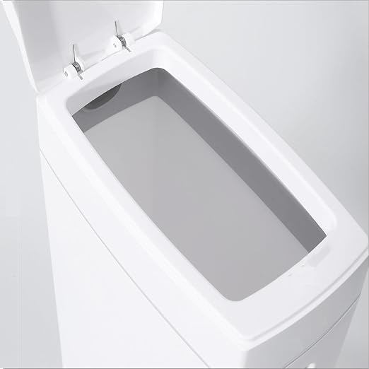 Bathroom Trash Can Narrow Wastebasket With Toilet Brush 4.5L Garbage Bin Garbage Bag Press Locking Lid For Kitchen Kitchen Bucket