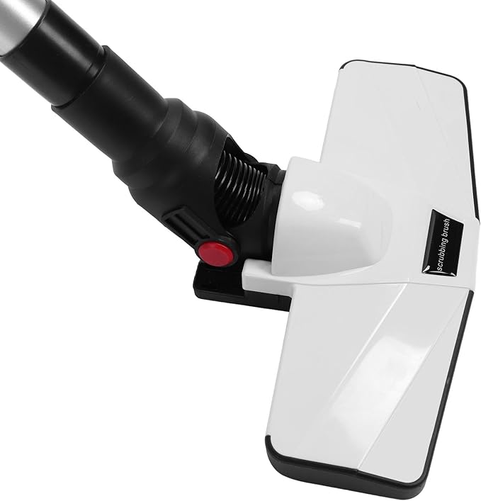 Cordless Vacuum Cleaner Powerful Suction Wet Dry Vacuum with Mop 2 Gears Adjustable 6000mAh Battery for Pet Hair Carpet Hardwood Floor (White)