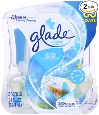 PlugIns Air Freshener Oil Refill Clean (Pack of 2)
