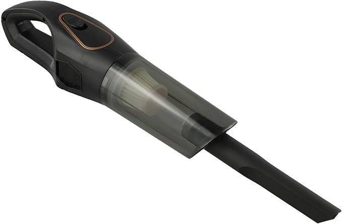 Cordless Vacuum Cleaner with Powerful Suction Motor Lightweight Design USB Charging for Multi for Surface Floor Carpet Dust Deep Clean(B-Black)