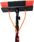 17.7Ft Window Cleaning Pole Water Fed Extendable Cleaner Window Cleaner Kit Conservatory Roof 30Cm Brush Head Extendable Window Washer