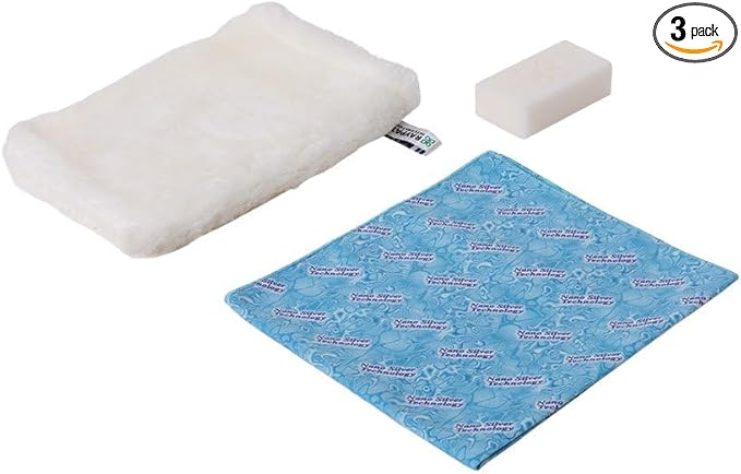 Cleanse &amp Protect Kit – Eco-Friendly Cleaning Set with White Glove NanoSilver Soap and Sunbeam Cloth for Hygienic and Streak-Free Cleaning