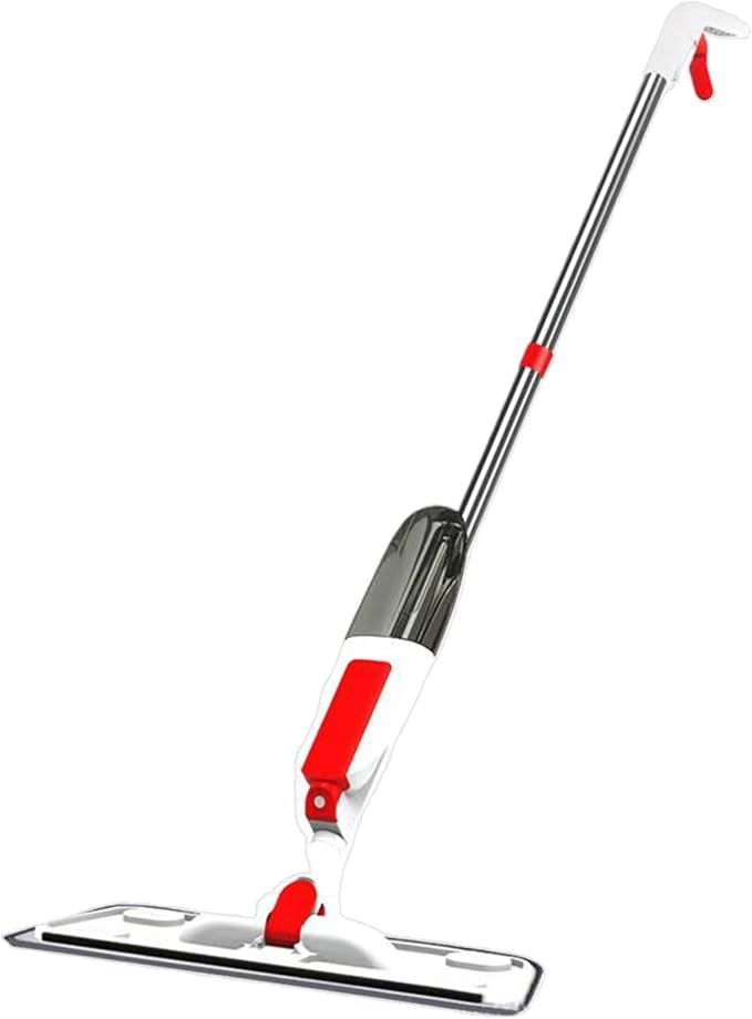 Spray Mop Cleaner PP Stainless Steel Multifunctional Floor Cleaning Tool with Precision Contactless Spray Design Easy Use Mop for Kitchen Office
