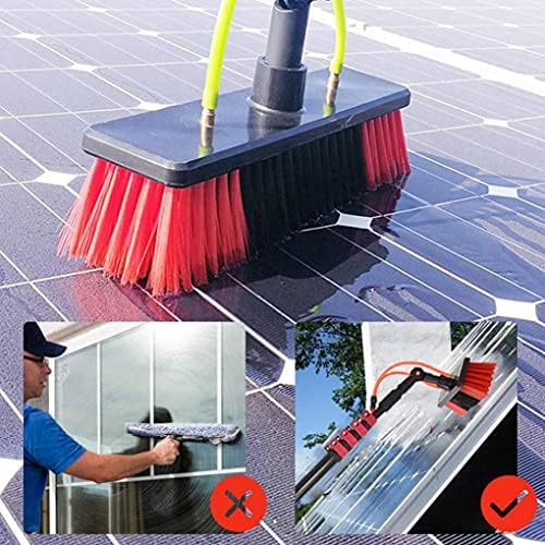 Window Cleaning Pole Telescopic Window Cleaning Brush Extendable Cleaner for Greenhouse Roof Solar and Photovoltaic Panel Cleaning - 9M 9M(9M)