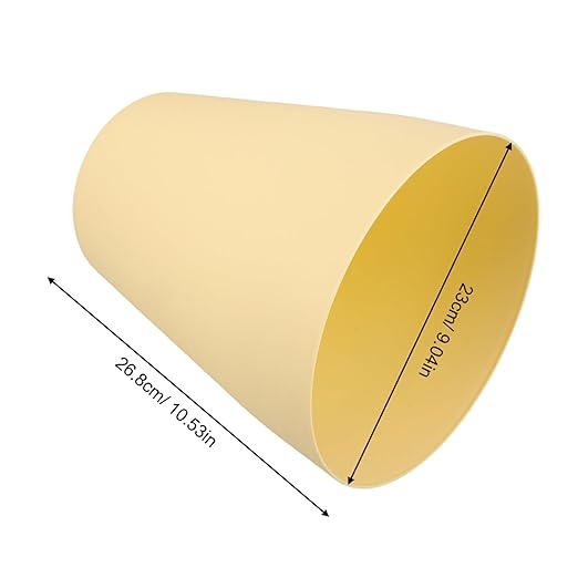 Cabilock Modern Plastic Trash Can Capacity Garbage Bin for Bathroom Bedroom Kitchen Sturdy Easy to Clean Wastebasket Stylish Design Space Saving Home