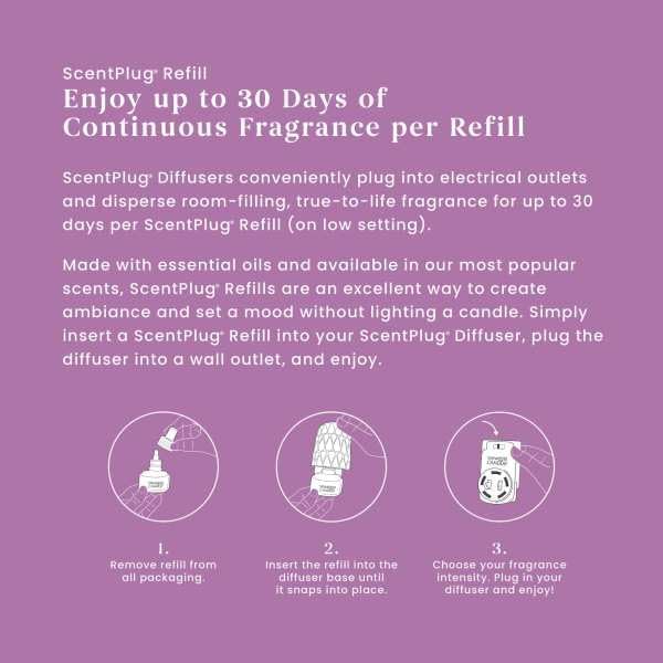 Yankee Candle ScentPlug Diffuser Starter Kit Dragonfly Design with Light Sensor - Includes 2 ScentPlug Refills (Sage &amp Citrus and Wild Orchid)