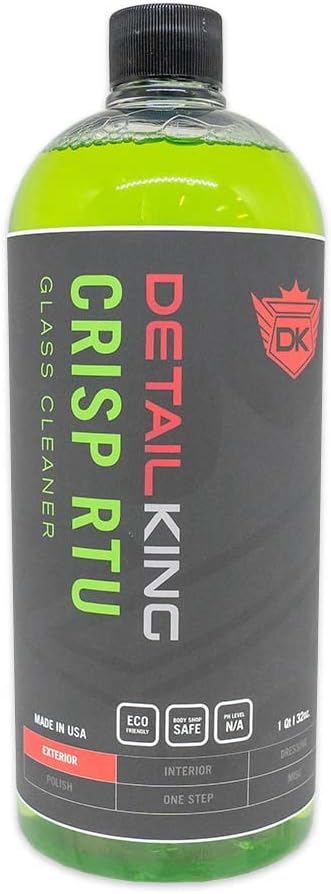Detail King Crisp Ready To Use Glass Cleaner (Quart)