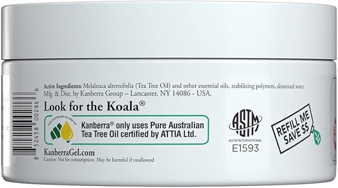 Kanberra Gel | Odor Removing Gel | Stop Odors Naturally | Pure Tea Tree Gel | The Original All Natural Air Purifier | NEW 16oz size