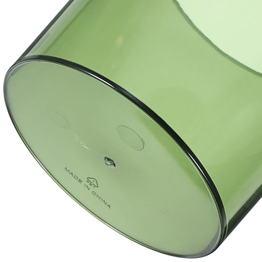 2pcs Medium Garbage Bin Trash Can for Office and Home Green and Orange Bathroom Wastebasket with Large Capacity for Kitchen and Bedroom Use