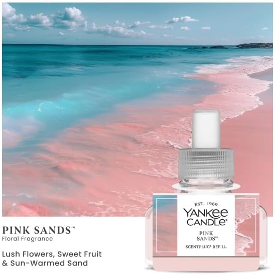 Yankee Candle Electric Plug Refill Scent (Pack of 4 Beach Bonanza)