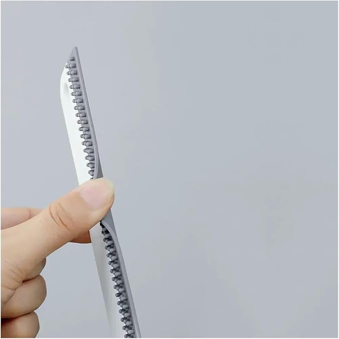 Fit for Soft Silicone Glass Wiper Scraper - Versatile Window Cleaning Brush for Kitchen Bathroom and Car Mirrors(B)