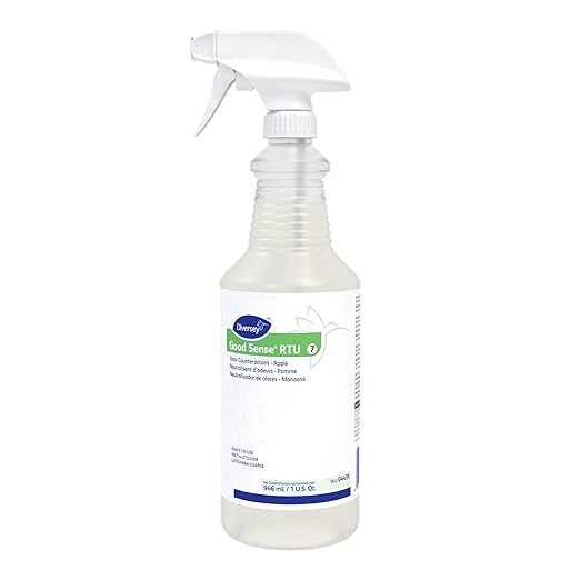 Diversey 04439 Good Sense RTU Liquid Odor Counteractant Apple Scent 32 oz Spray Bottle (Case of 12)
