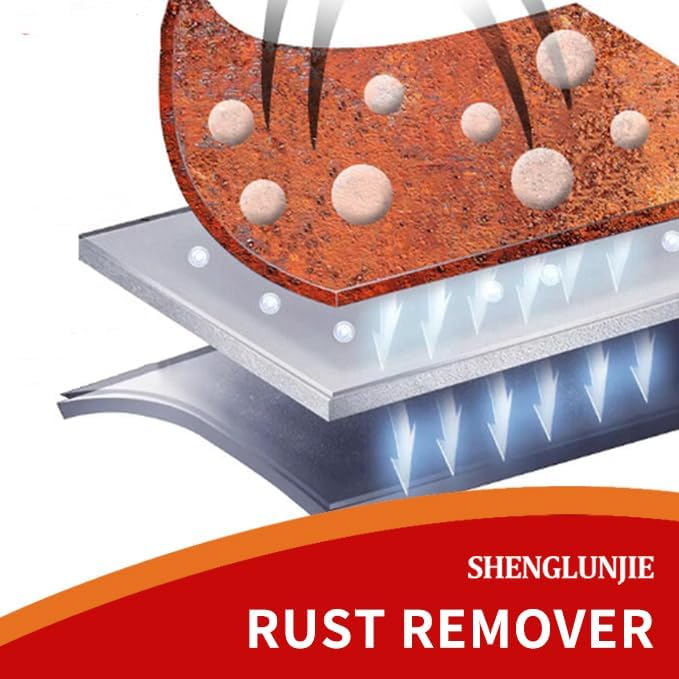 Stainless Steel Rust Stain Remover &amp Cleaner 2.2LB - Quickly Cleans Stainless Steel Appliances Furniture Commercial Equipment Grills Sinks and Tools | Powerful &amp Safe Metal Rust Remover