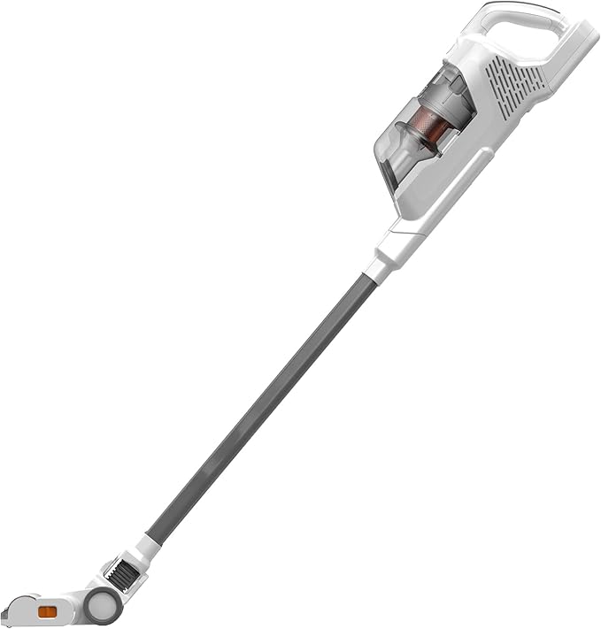 BLACK+DECKER POWERSERIES+ 20V MAX Cordless Stick Vacuum Cleaner with LED Floor Lights Bagless Lightweight Cordless Vacuum Cleaners for Home Up to 44 Minutes Powerful Suction Gray (BHFEA520J)