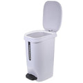 BESTOYARD 2.6 Gallon Garbage Can Bathroom Trash Cans with Lids Narrow Wastebasket Recycling Bin Trash Can Waste Container Compost Bin Trashcans Waste Basket Office Pp Laundry Basket Rectangle
