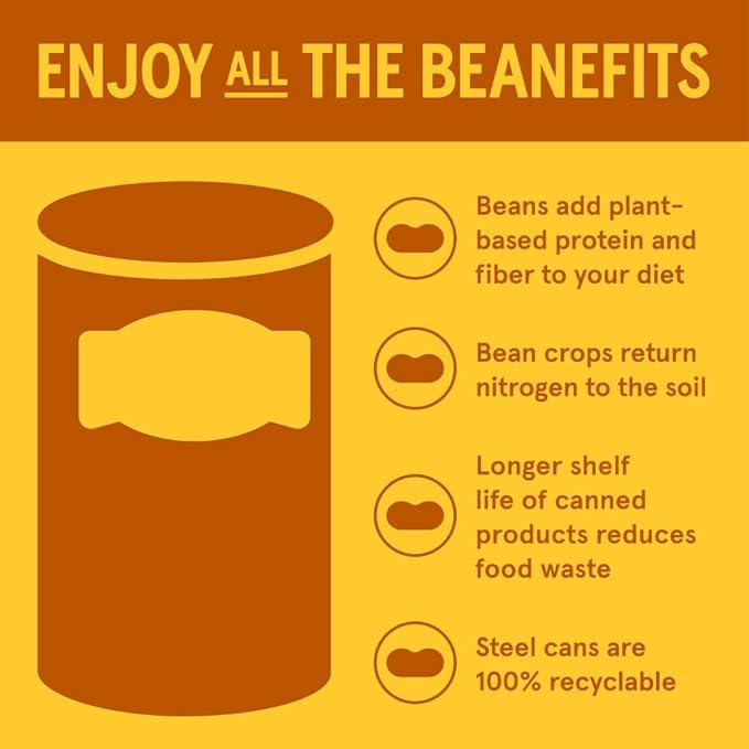 BUSH'S BEST 15.5 oz Canned Black Chili Bean/Mild Source of Plant Based Protein and Fiber Low Fat Gluten Free (Pack of 12)