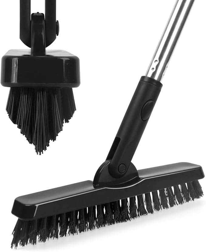CELOX Grout Cleaner for Tile Floors Shower Tile Floor Scrubber for Cleaning Baseboard Bathroom Black