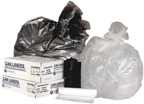 Inteplast Group 55 Gallon High Density Can Liner 13 Micron Equivalent in Clear