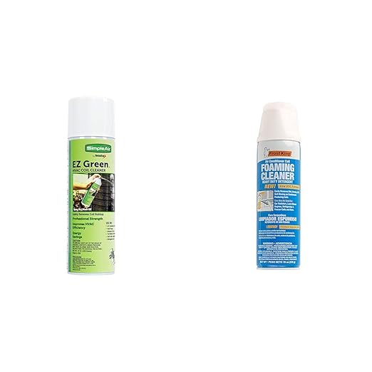 EZ Green HVAC Coil Cleaner + Frost King Foam Coil Cleaner