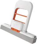 Multifunctional Mini Mop Telescopic Handle Wet And Dry Dual Use Cleaning Tool For Kitchen Living Room Bathroom Car Glass(White-1PC)