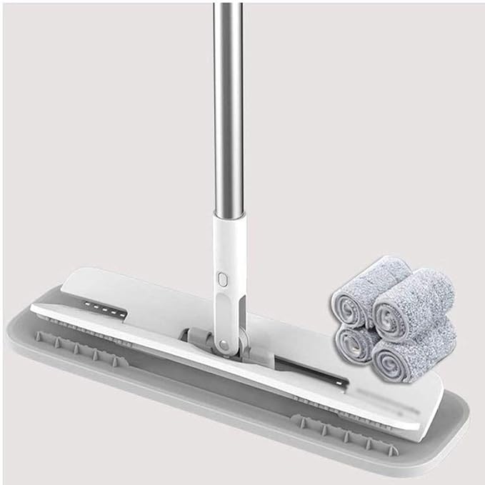 MopMicrofiber Mop with Stainless Steel Rod Multi-Function Mop for Indoor Use Flat Mop