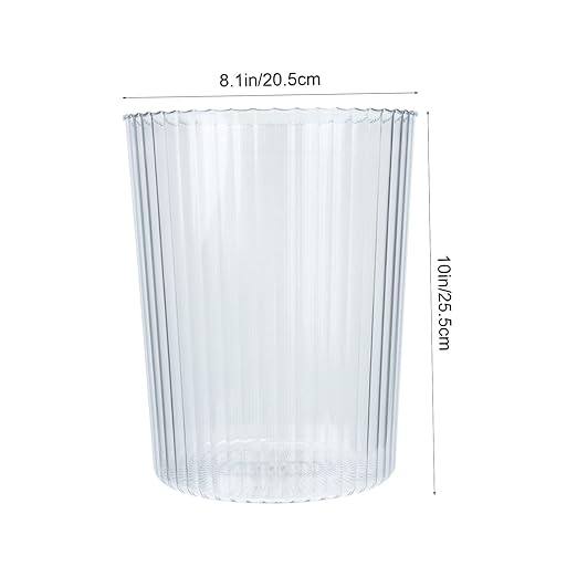GLEAVI Creative Wastebasket Small Kitchen Trash Dustbin for Bathroom Office Trash Storage Can
