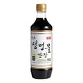 SANC All Purpose Korean Soy Sauce 29.1 Fl Oz (Pack of 1) – Less-Sodium Salt Substitute NON-GMO Bean No Artificial Additives Naturally Brewed Soy Sauce with Music Fermentation