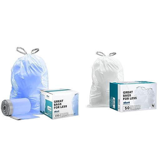 Plasticplace Simplehuman Compatible Trash Bags Bundle (100 Count)