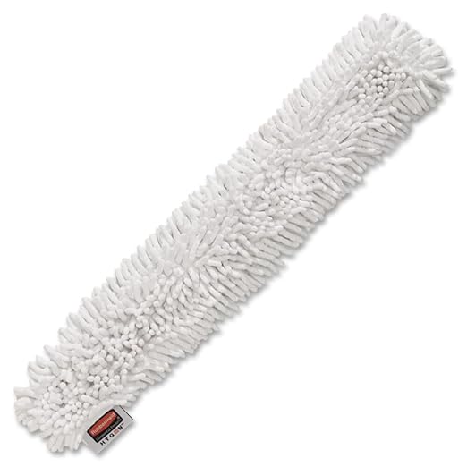 Rubbermaid Commercial RCPQ853WHI Hygen Flexi Wand Dusting Sleeve 1 Each White