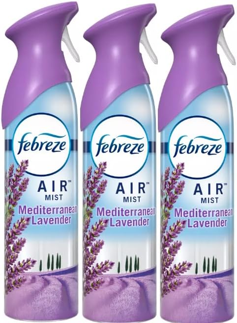 F.e.b.r.e.z.e Air Freshener SprayOdor Eliminator 8.8 Ounce (Pack of 3) (Mediterranean Lavender)