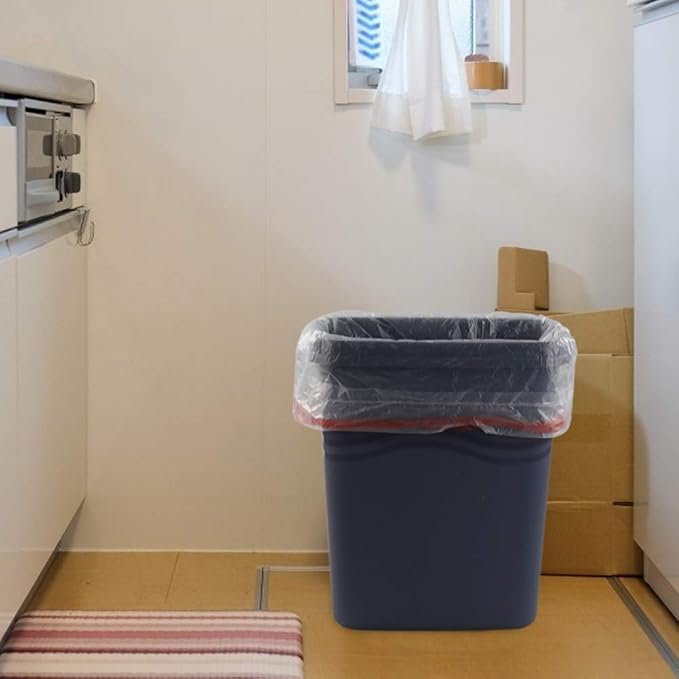 10 Gallon Garbage Bags Drawstring Clear Kitchen Trash Bags 108 Counts